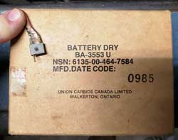 BA-3553/U
                    PRC-66 NSN: 6135-00-464-7584