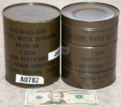 BA-259
                        & BA-380 Reserve Batteries