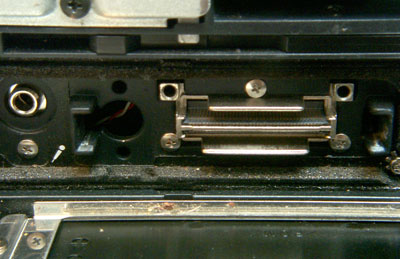 CF-28 Toughbook Rear coax hole