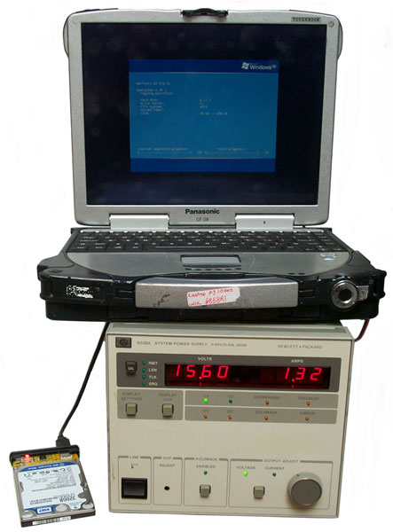 CF-28 Cloning internal 30 GB hard
                drive to USB connected 320 GB hard drive