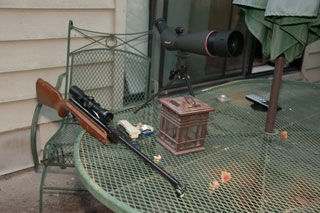 CenterPoint
                    Rim Rifle Scope 4x32mm with 3/8" Dovetail
                    Rings