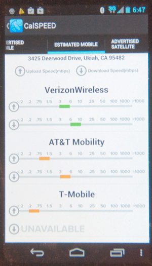 CalSpeed for
                  Android