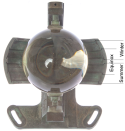 Campbell
                  Stokes Sunshine Recorder