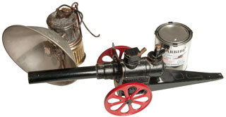 Calcium
                      Carbide, Cannon & Miner's Lamp