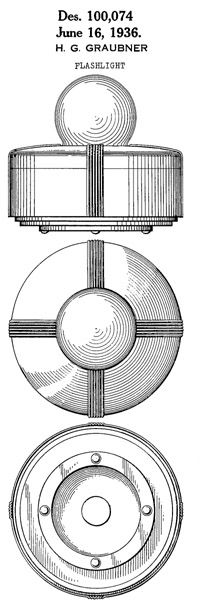 Eveready Table Masterlite Design patent D100074
