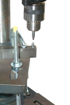 Offset Eyelet
Drill Press setup