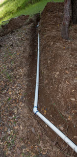 Mains wate
                      pressure hose bib - prior to house pressure
                      regulator