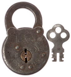 Eagle Lock
                      Co Six Lever Padlock