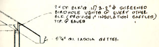 Building
                      plans for eve vents with insulation baffle