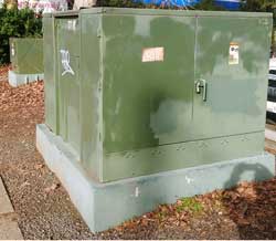 Suspected Fiber Optic Splice/Repeater
                              Box near businesses in Ukiah.