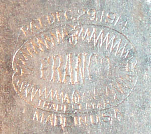Franco
Pocket Flashlight Trademark 1914