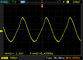Heathkit
                GC-1000 Most Accurate Clock 5.455 MHz LO Common anodes
                of D302, D303 & D304, base of Q305