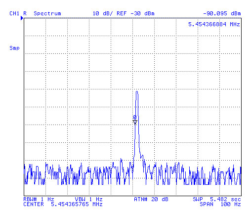Heathkit
                GC-1000 5 MHz LO coming out antenna