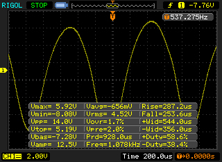 General
              Radio GR 650-A Impedance Bridge Hummer Waveform