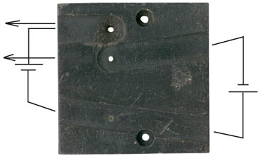 Grether Fire Lantern Battery Plate Battery Side