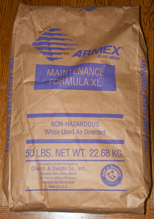 Harbor
Freight Extra Large Grade Baking Soda 50 pounds of
Blast Media 65931