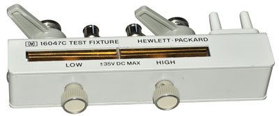 HP 16047C
                LCR Test Fixture