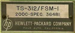 TS-312/FSM-1
                        aka: HP 200C