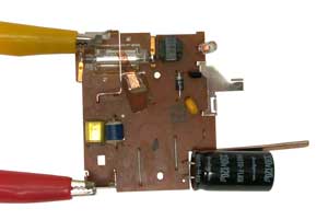 Kodak single use
              camera Flash PCB back