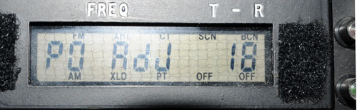 LST-5B display 6. Power Out