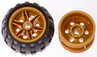 Lego Wheels and Tires Large 56 x 28 ZR * NEW
                    Dark Red