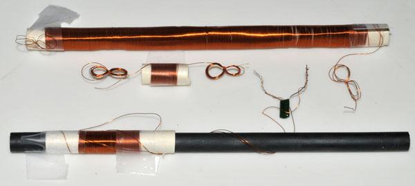 WWVB Coils for
200x10 mm Ferrite