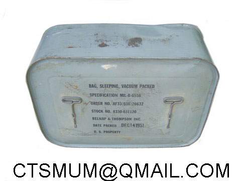 MIL-B-6556 Sleeping Bag in a Can
