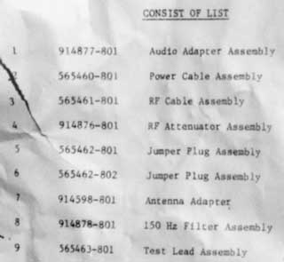 MK-2137/PRC-68
                Maintenance Kit