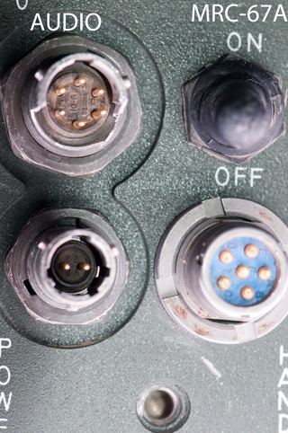 MRC67 broken AUDIO
                  connector