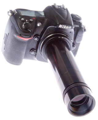 Tube Lens
                  used as 20mm Telephoto and focused at infinity.