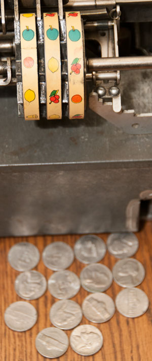 Mills Vest
                    Pocket Slot Machine - Trade Stimulator