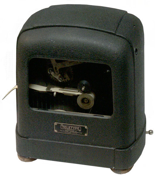 Teletype
                Monopulse Printer