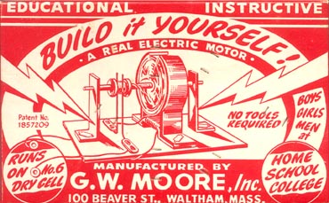 Build it
                  Yourself! a Real Electric Motor Box Top