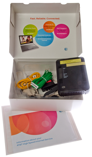 at&t DSL Netgear
          ADSL2+Router