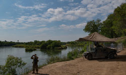 HMMWV with Optics
                  on Roof