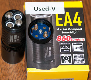 Nitecore EA4
Flashlight
