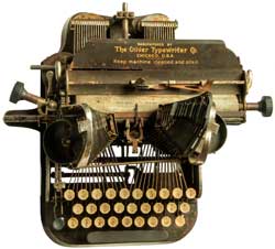 Oliver Typewriter Co No. 3 Bat Wing