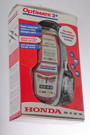 Honda Optimate 3+ Desulfating Battery Charger,
                  Maintainer, Tester