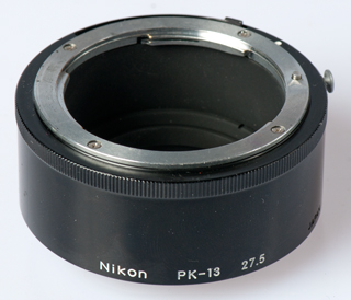 Nikon PK-13 27.5
mm Extension Ring for 55 mm F/2.8 AiS Macro Lens