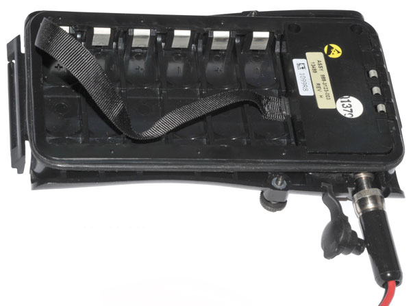 External
                Power Connector on PLGR II 6 cell battery holder p/n
                988-3123-003