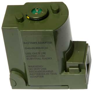 PRC-112D AA
Battery Adapter