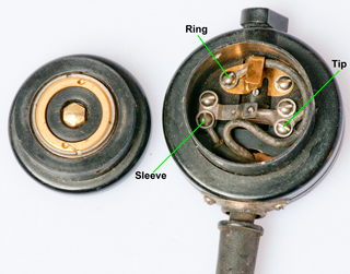 Type RS 38-A Carbon Microphone Sleeve, Ring, Tip