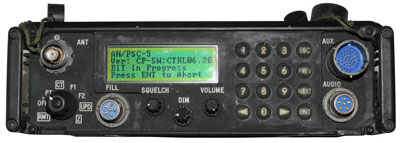 RT-1672 SATCOM
        radio (PSC-5)