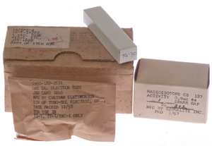 Radioactive
                  military tubes