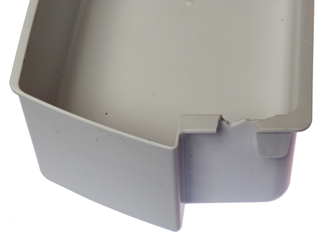 Broken
                  Refrigerator Door Shelf