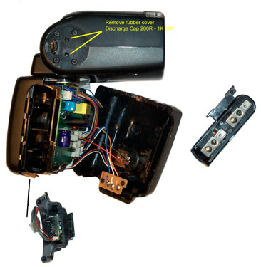 Nikon SB-25 Strobe Flash Dissembley