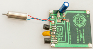 Solarbotics.com SCC3733-MSE Solar Engine with pager
        motor