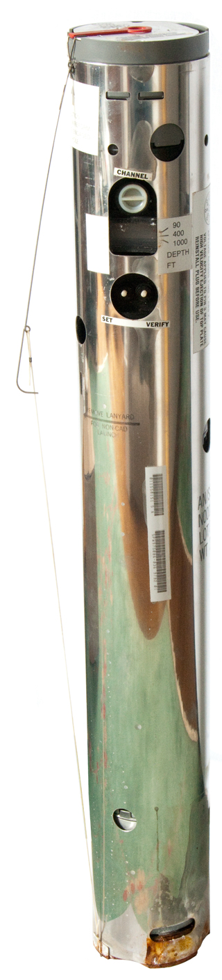 SSQ-53B Sonobuoy Ready to Launch (string
                          holding spring snare)