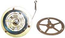 Self Winding Clock
mainspring open