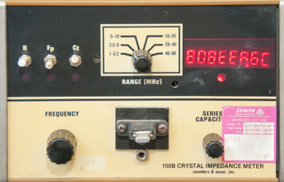 Saunders 150B Crystal Impedance Meter